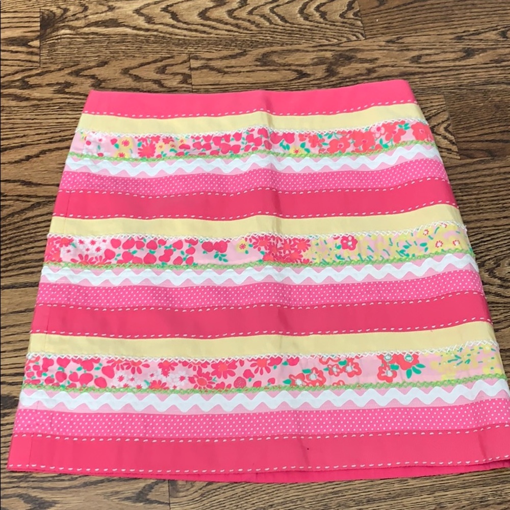 Lilly Pulitzer Ribbon Skirt-Size 10